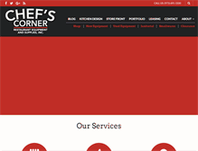 Tablet Screenshot of chefscornernj.com